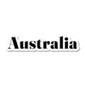 Australia die-cut sticker