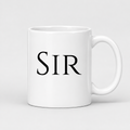 Sir Mug in white