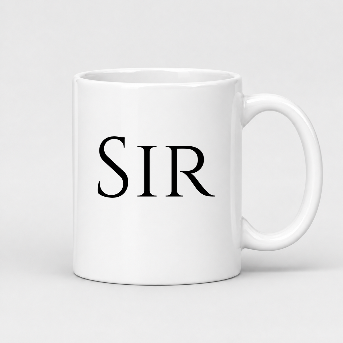 Sir Mug in white