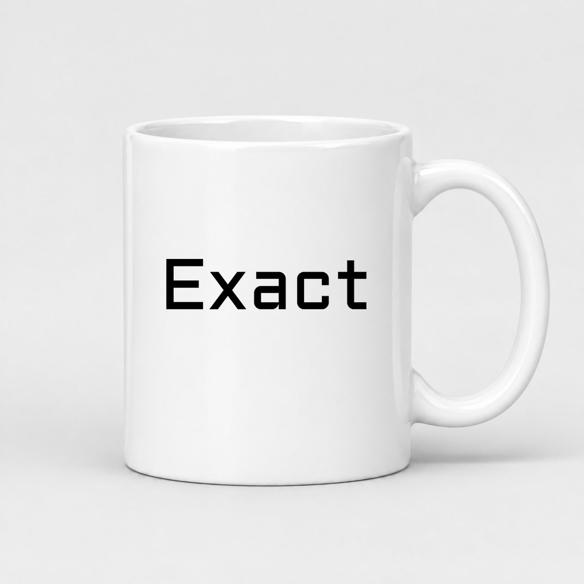 Exact Mug in white