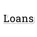 Loans die-cut sticker
