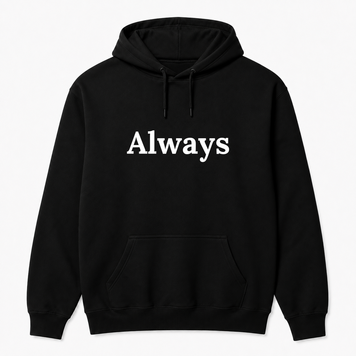 Always Hoodie in black