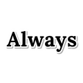 Always die-cut sticker
