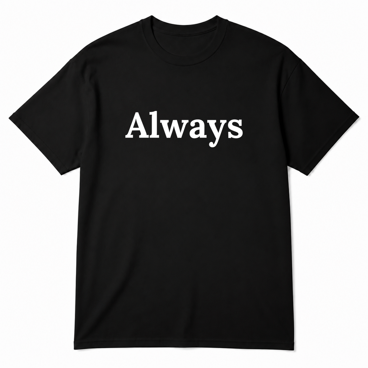 Always T-Shirt in black