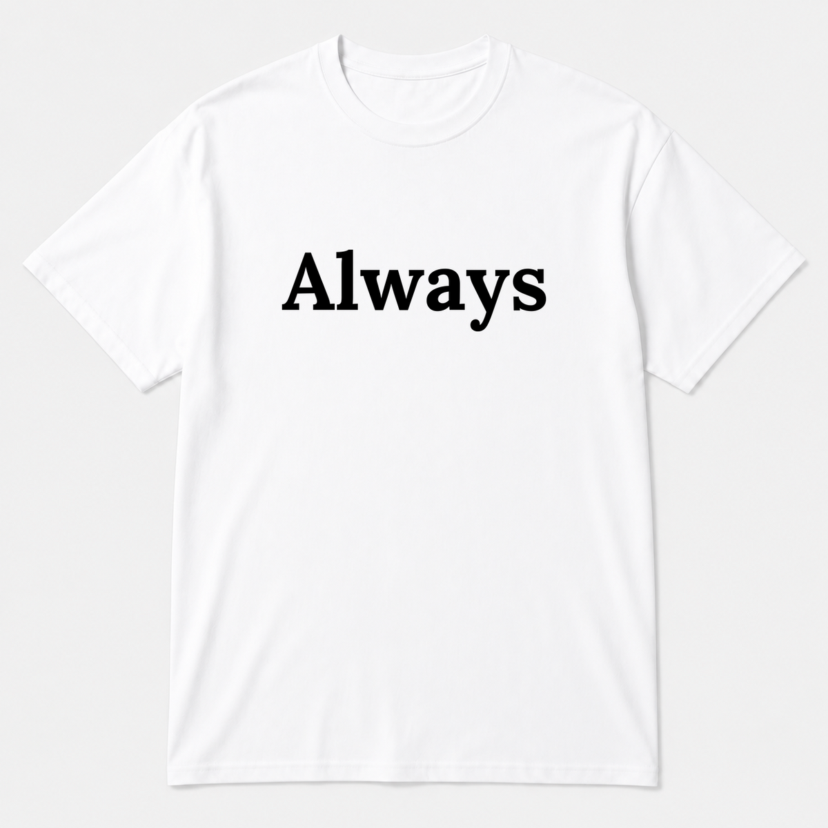 Always T-Shirt in white