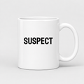 Suspect Mug in white