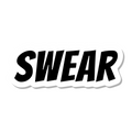 Swear die-cut sticker