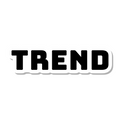 Trend die-cut sticker