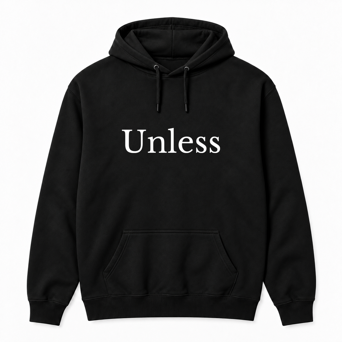 Unless Hoodie in black