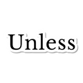 Unless die-cut sticker