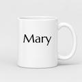 Mary Mug in white