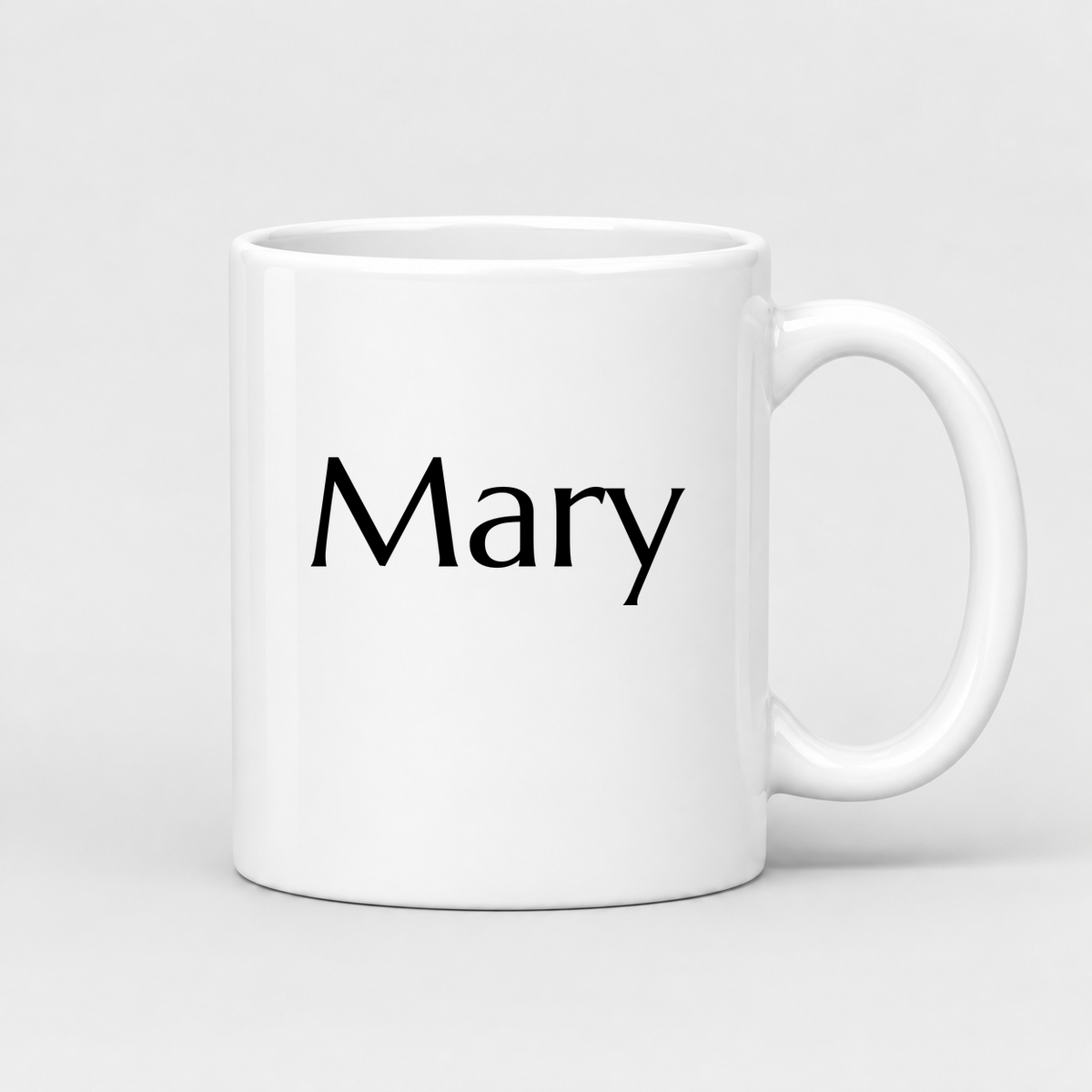 Mary Mug in white