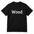 Wood T-Shirt in black