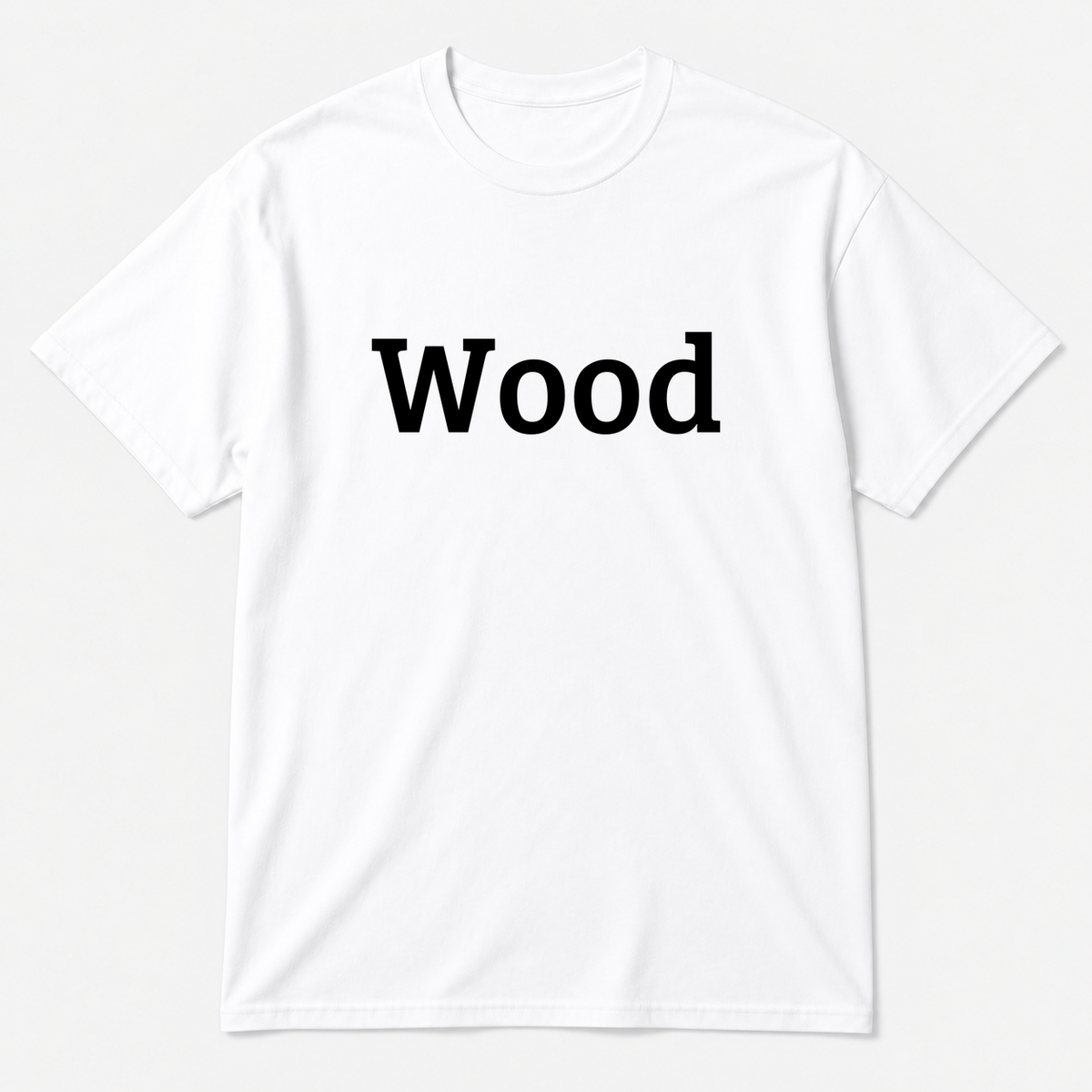 Wood T-Shirt in white