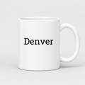 Denver Mug in white