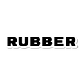Rubber die-cut sticker