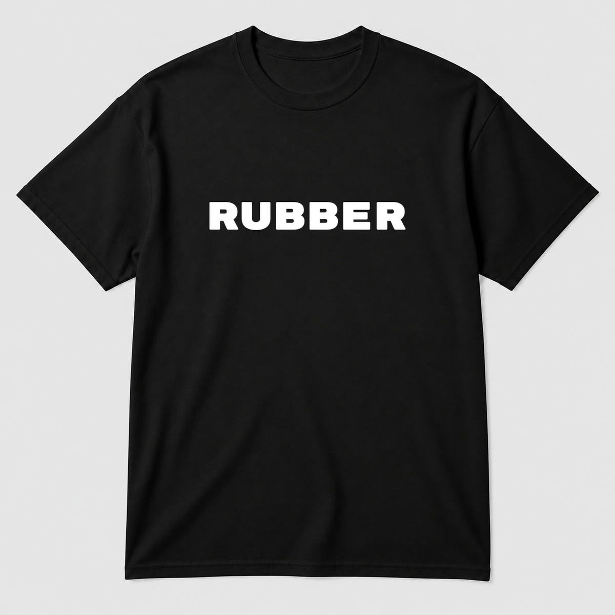 Rubber T-Shirt in black
