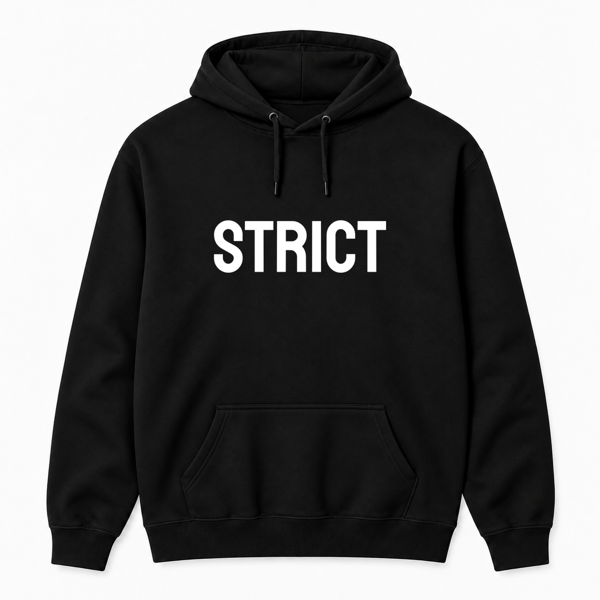 Strict Hoodie in black