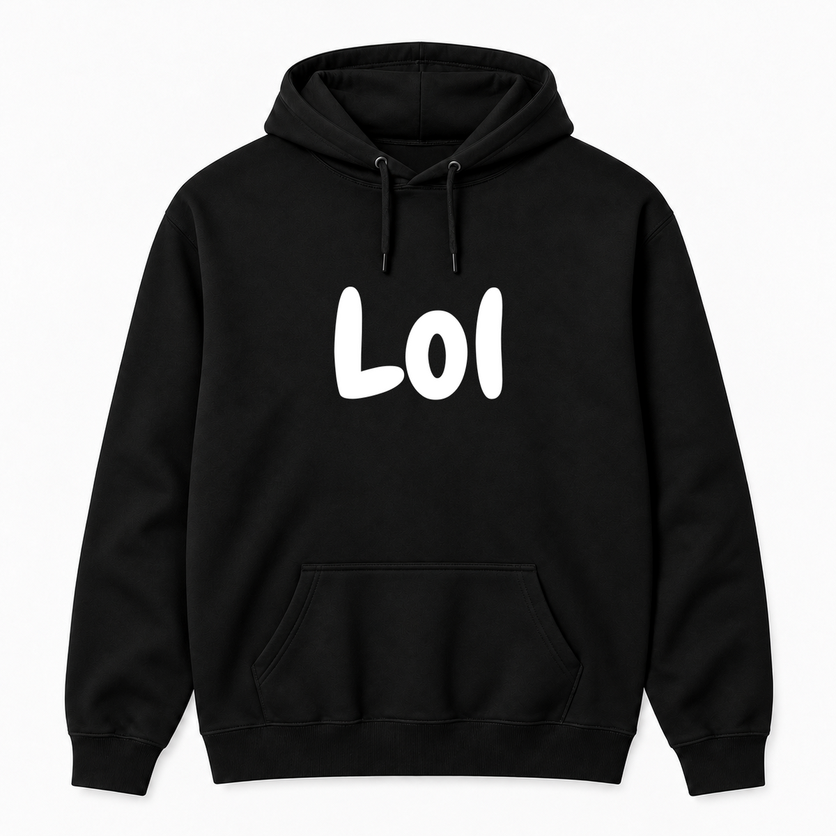 Lol Hoodie in black