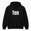 Ten Hoodie in black