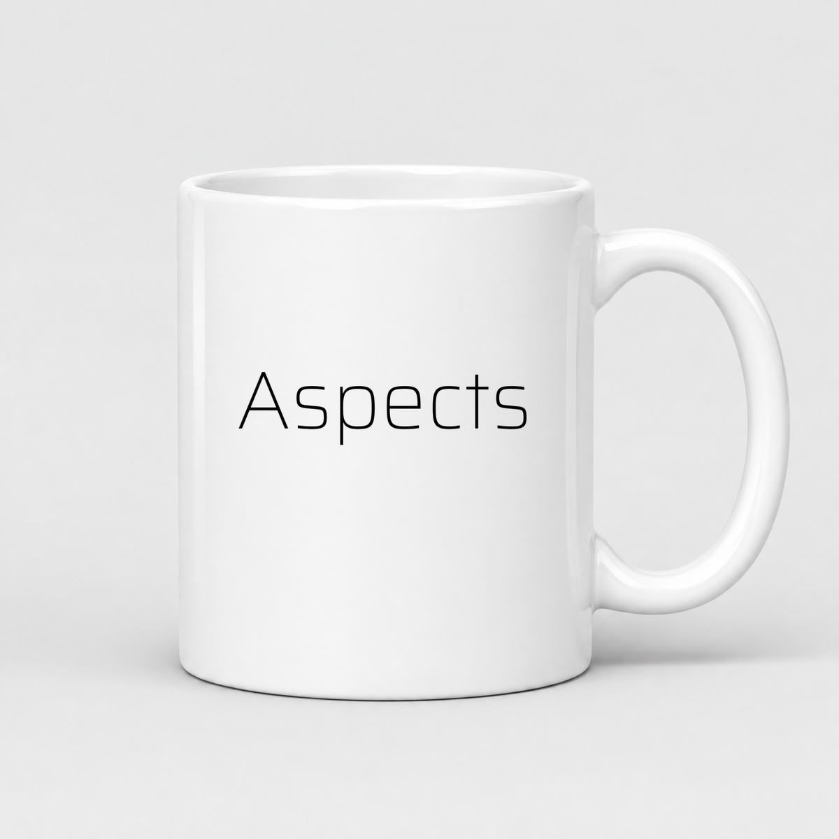 Aspects Mug in white