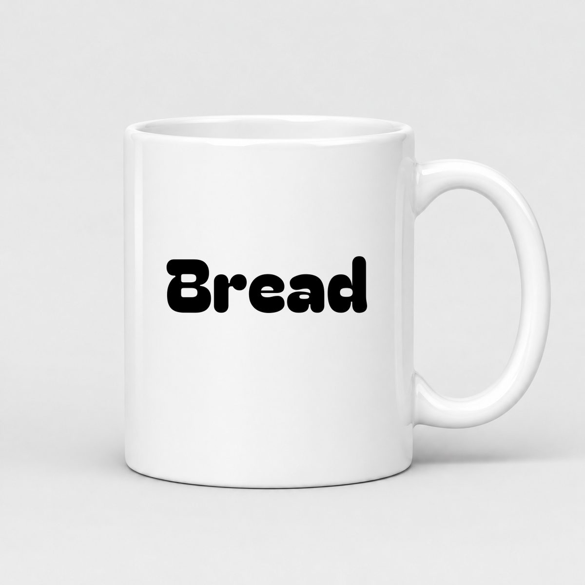 Bread Mug in white