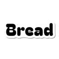 Bread die-cut sticker