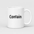 Contain Mug in white
