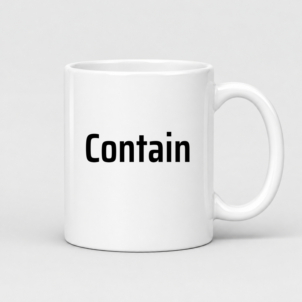 Contain Mug in white