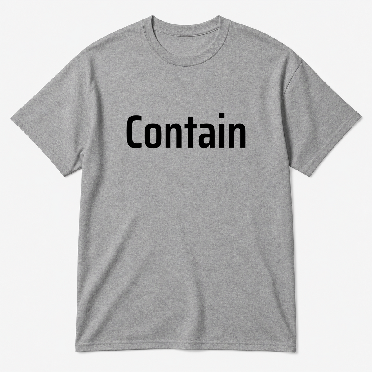 Contain T-Shirt in gray
