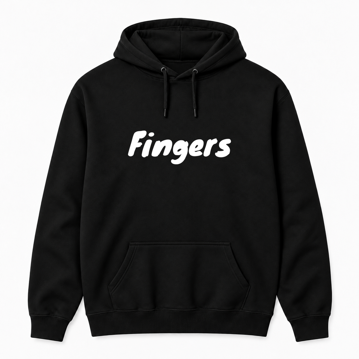 Fingers Hoodie in black