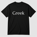 Greek T-Shirt in black