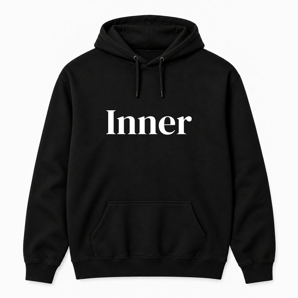 Inner Hoodie in black