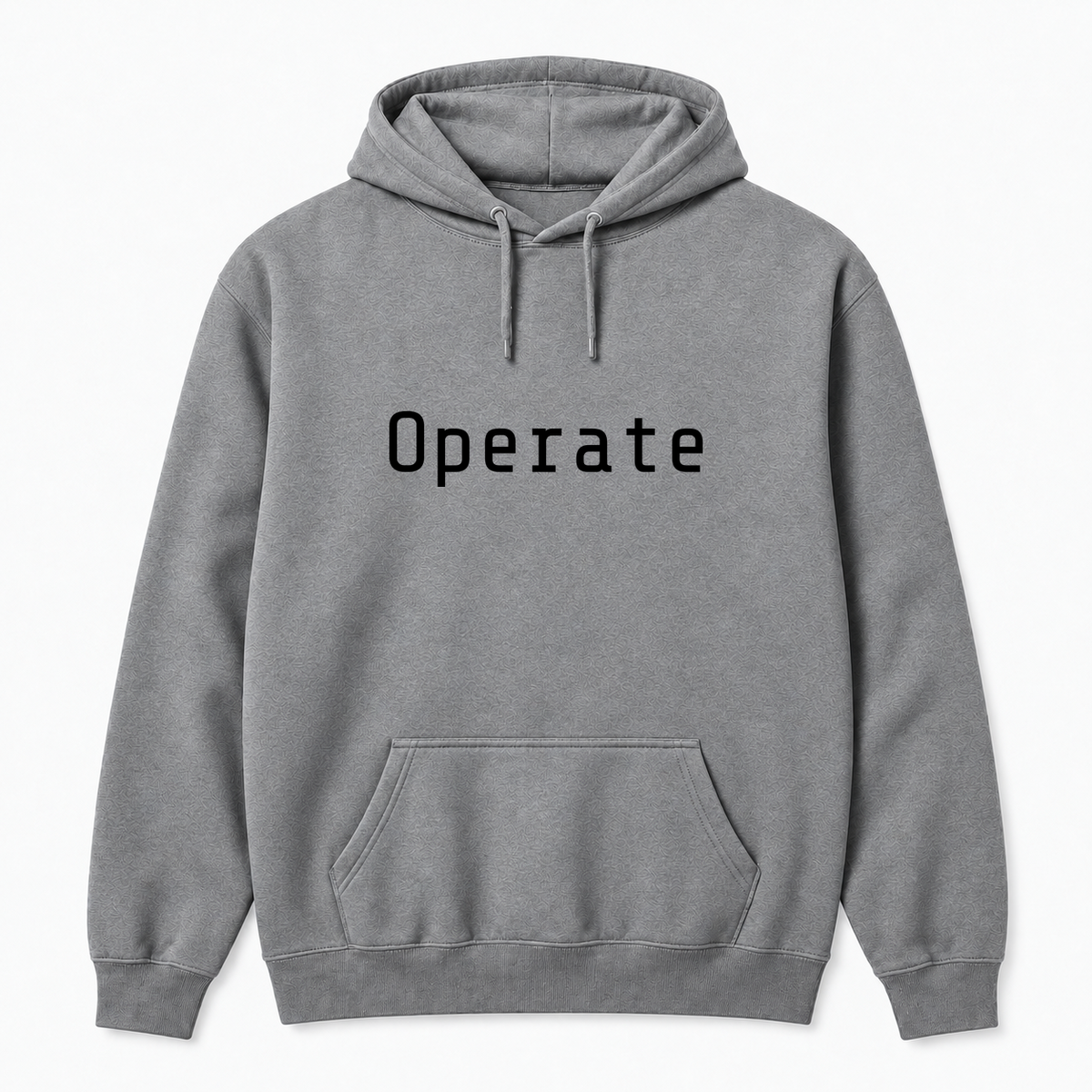 Operate Hoodie in gray