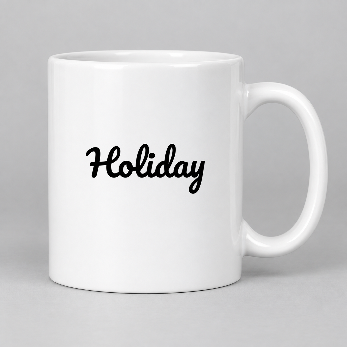 Holiday Mug in white