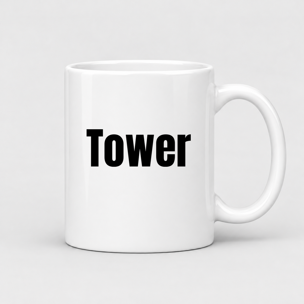 Tower Mug in white