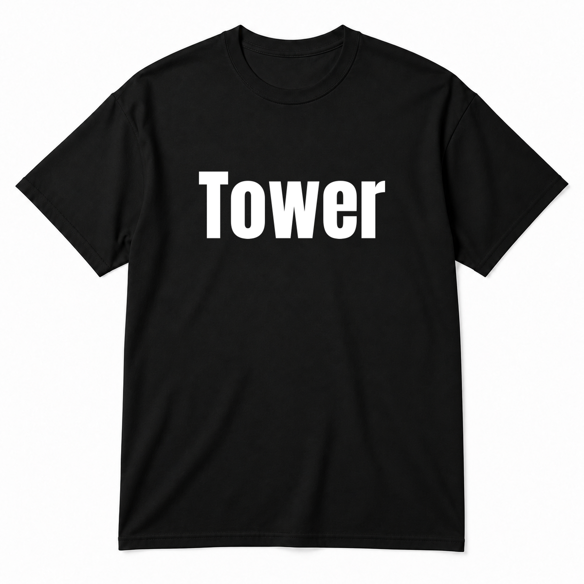 Tower T-Shirt in black