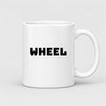 Wheel Mug in white