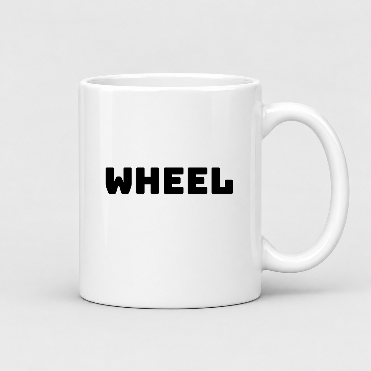 Wheel Mug in white