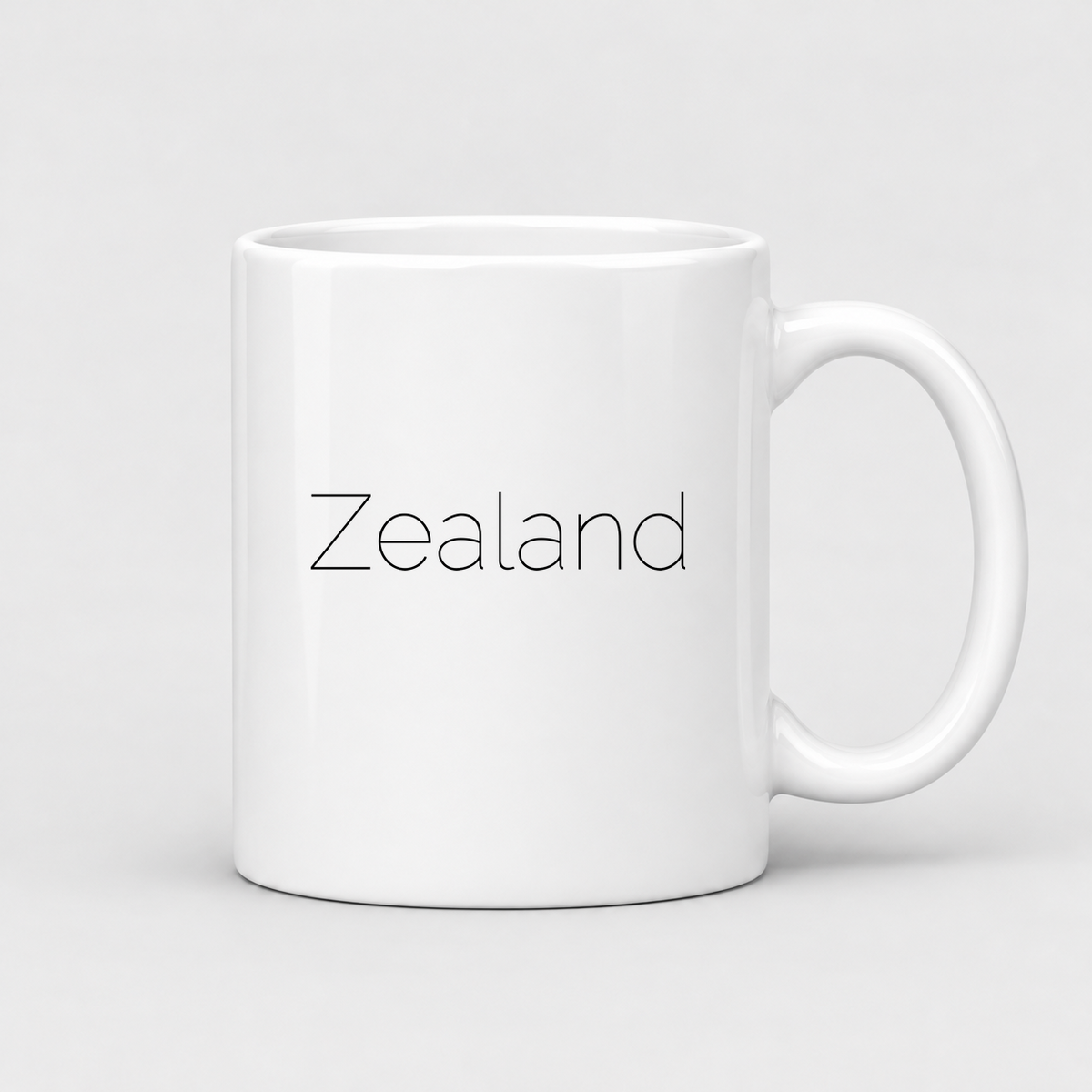 Zealand Mug in white