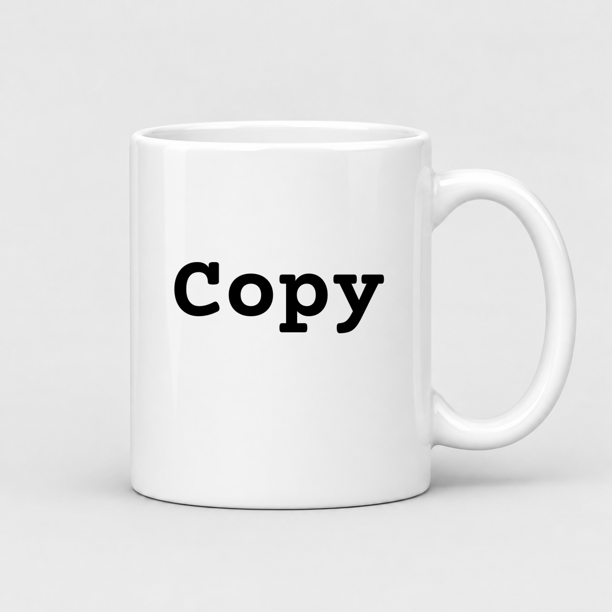 Copy Mug in white