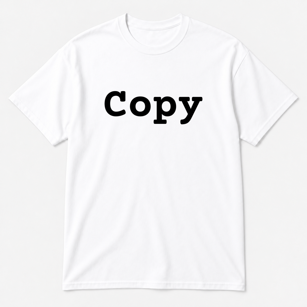 Copy T-Shirt in white