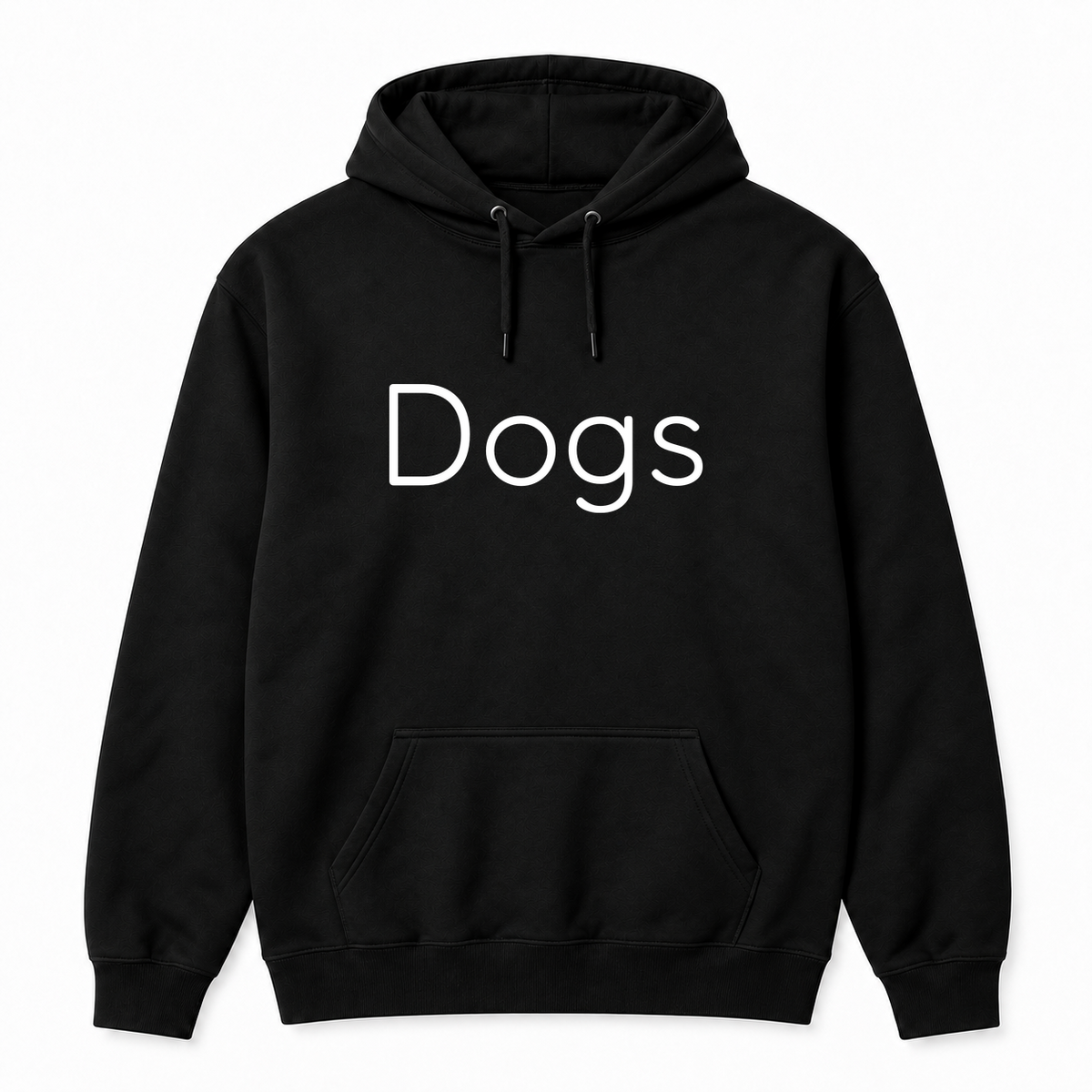 Dogs Hoodie in black