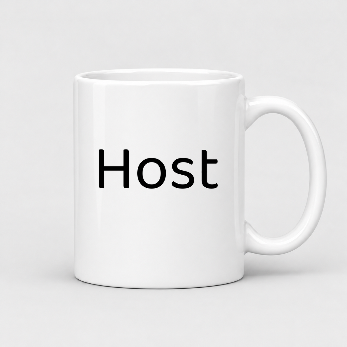Host Mug in white