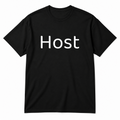 Host T-Shirt in black