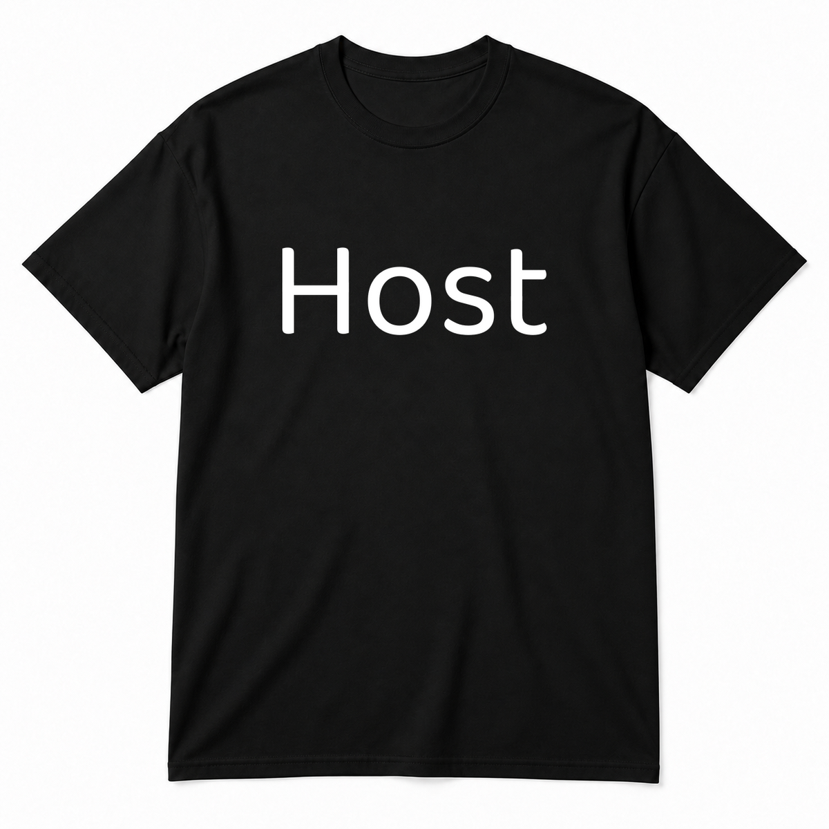 Host T-Shirt in black