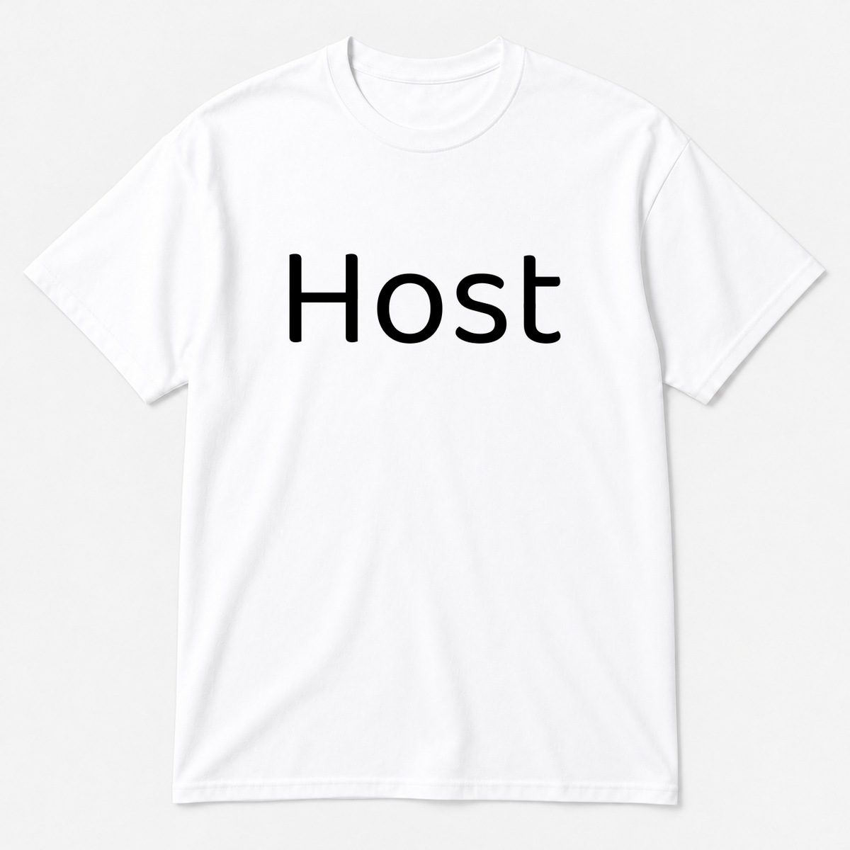 Host T-Shirt in white