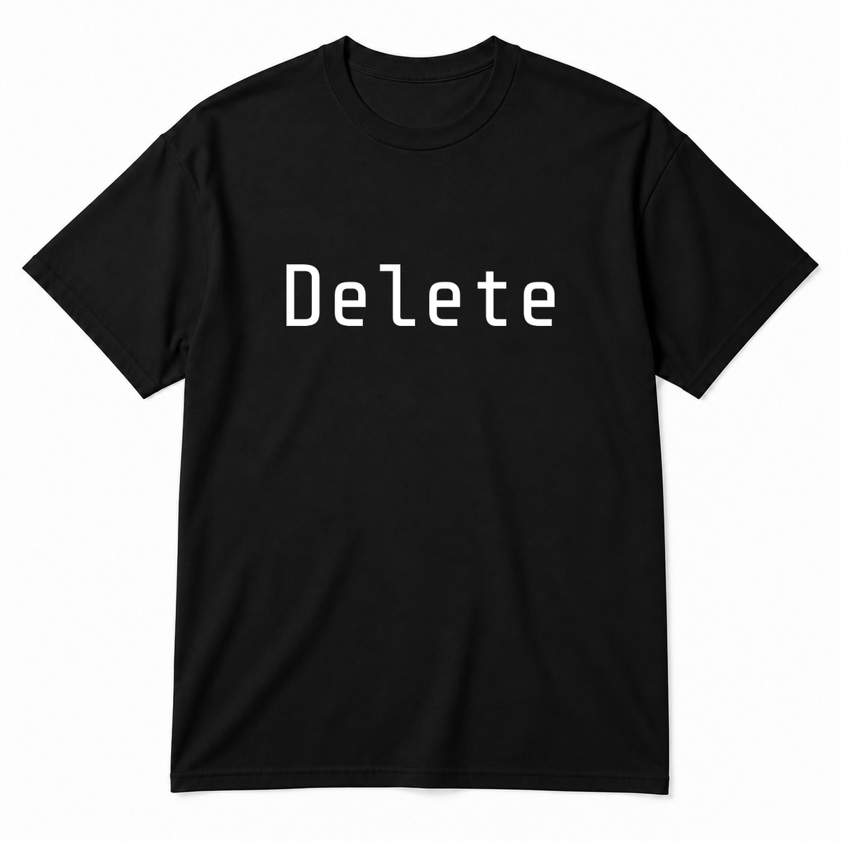 Delete T-Shirt in black