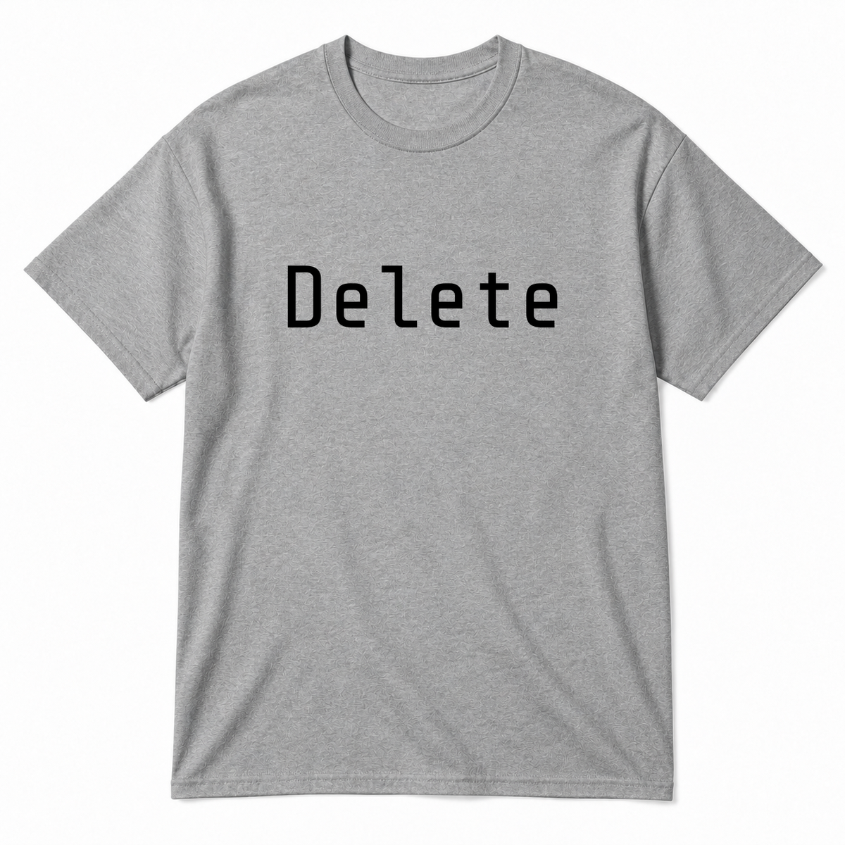 Delete T-Shirt in gray