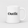 Outfit Mug in white